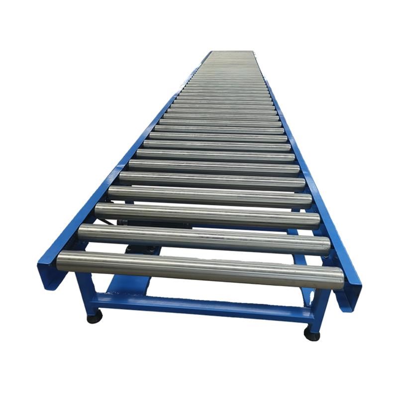 无动力滚筒输送机托运物流分拣流水线传送带卸货用.托辊滚筒输