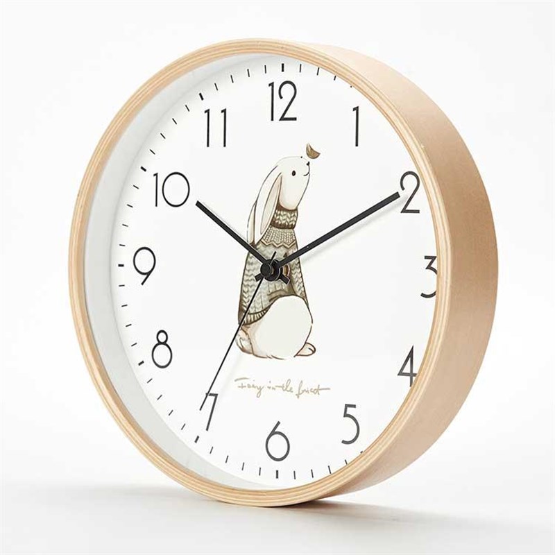 8寸北欧挂钟现代简约艺术装饰时钟创意挂L表家用静音客厅卧室钟表
