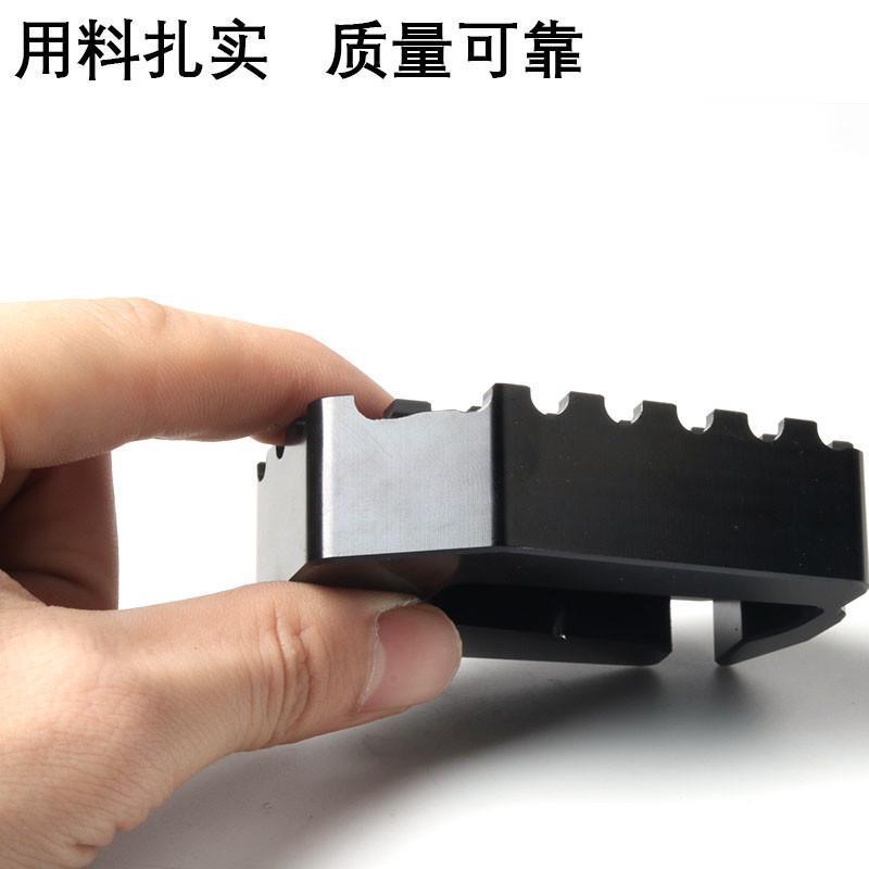 加大脚踏板摩托车脚板改装后防滑刹df150dr150刹车踏板dr150s配件