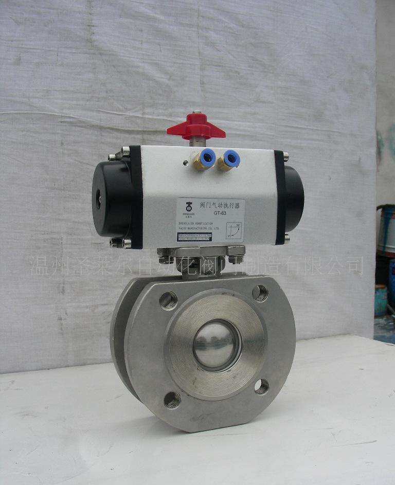 厂家直销BQ67m1F气动超短型保温球阀对夹薄型保温球阀