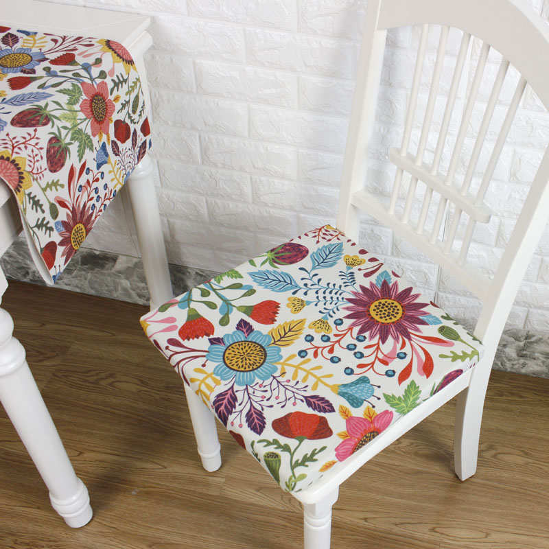 美式乡村覆古g花鸟花卉榻榻米坐垫板凳垫餐厅椅垫办公室坐垫飘窗