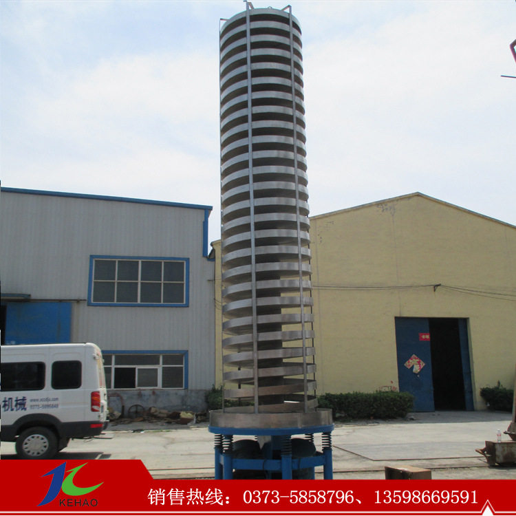 振动提升机，垂直螺旋上料机，冷却降温提升机，风冷式，水冷式