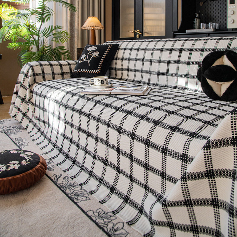 2025新款沙发垫全包沙发套罩一片式加厚沙发巾防猫抓棉麻沙发盖布