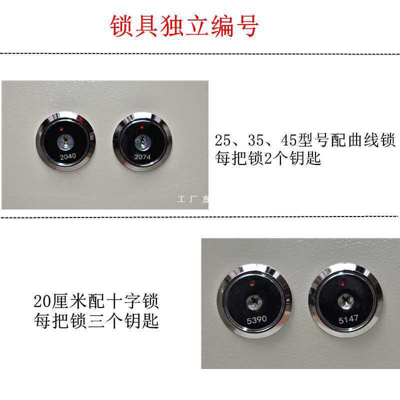 批发机械老式双人双锁老人防盗保险箱家用小型办公保险柜入墙保管