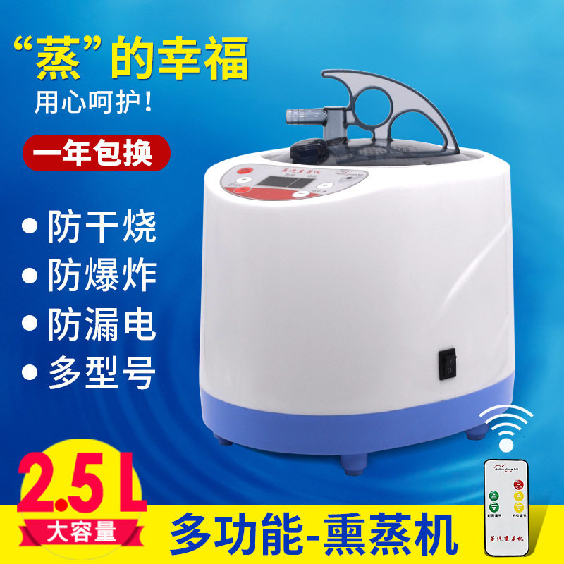 保健熏蒸仪2L 足浴熏蒸机家用蒸脚桑拿房用蒸汽机蒸汗锅浴箱机