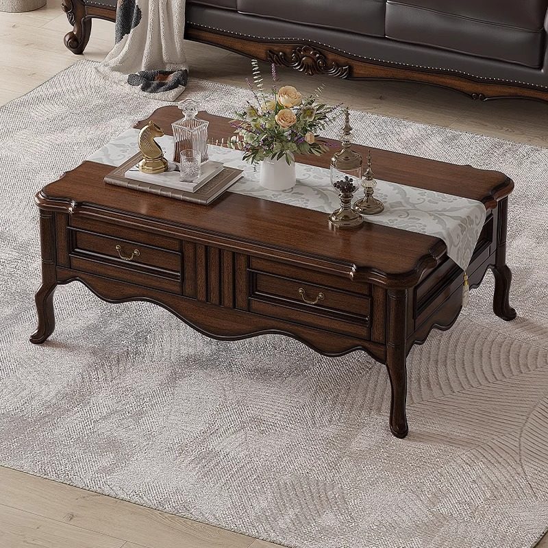 茶几美式复古乡村老钱长方形茶桌储物柜客厅家用果盘桌子实木茶台,电子元器件市场,电线扎带/束线带,淘宝优惠券,粉丝福利购,淘宝优惠卷