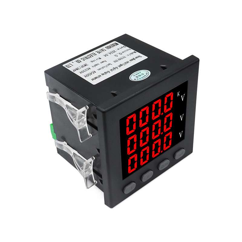 TY194U-9X4三相电压表LED屏幕显示编程电力仪表智能数显表96*96mm