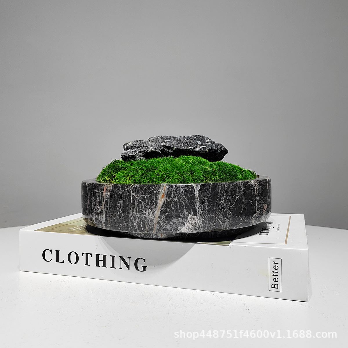 现代永生苔藓青苔仿真植物微景观软装客厅茶几桌面餐桌装饰品摆件