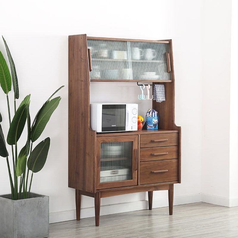 北欧全实木胡桃木收纳柜储物碗柜现代简约樱桃木餐边柜置物柜家具,电子元器件市场,电线扎带/束线带,淘宝优惠券,粉丝福利购,淘宝优惠卷