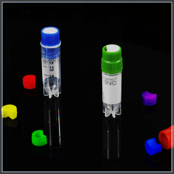 巴罗克 紫色外旋盖 无色冻存管0.5ml 管底可站立88-6055