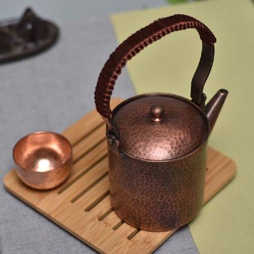 新品Large eCapacity Kettle Handmade Hot Water Kettle Copper