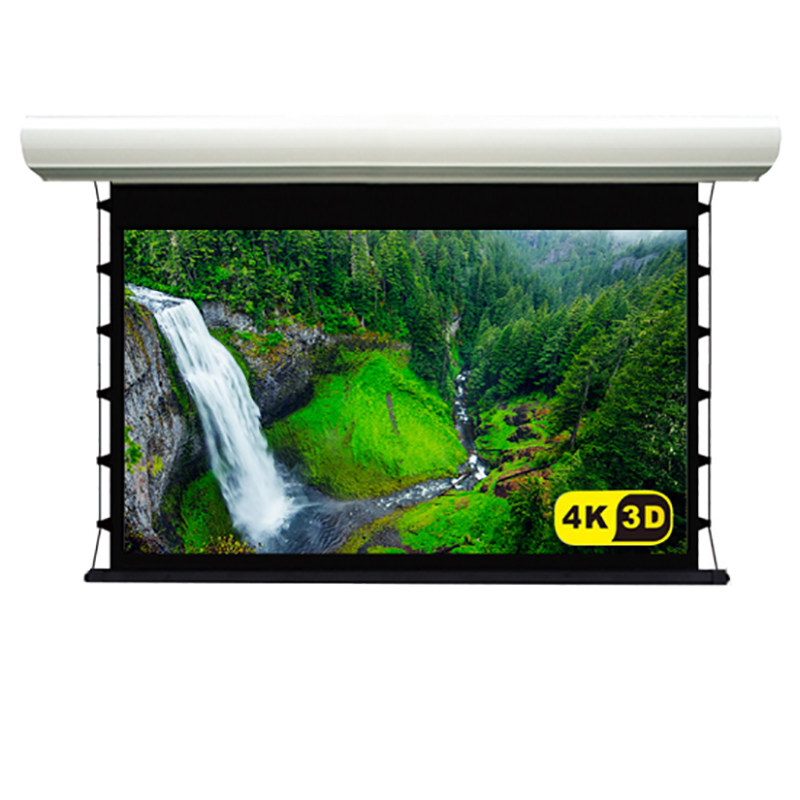 极速经科JK电动拉线投影幕布M3-FI/20sH玻纤拉绳幕白幕100寸16:10