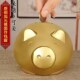 极速铜金猪存钱罐全铜摆件十二生肖铜猪儿童可爱礼物储Z蓄罐工艺