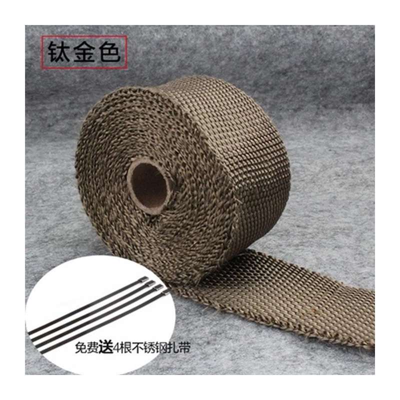 极速排气管防烫布摩托汽车排气管改装芭蕉布芭P蕉带隔热棉隔音棉