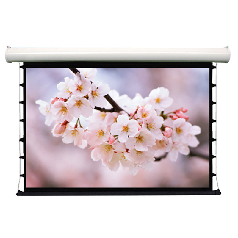 极速经科JK电动拉线投影幕布M3-FI/300s拉绳玻M纤幕灰幕150寸16:1