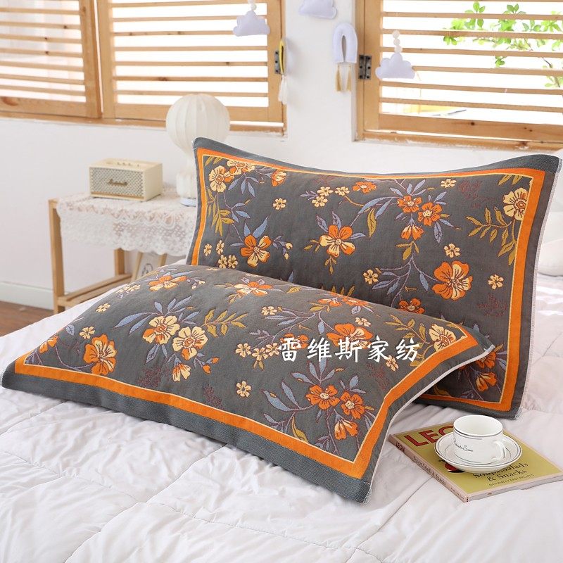 极速【枕巾】一对装精梳棉高端纱布成人枕头巾深色系Y情侣盖巾吸,床上用品,枕巾,淘宝优惠券,粉丝福利购,淘宝优惠卷