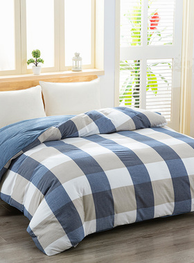 极速日式水洗棉被套单件150x200全棉单人180x20P0纯棉双人200x230