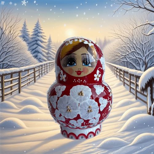 极速俄罗斯套娃大k肚15层烤漆哈尔滨特色满洲里送礼物手绘摆件家