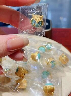 极速盔甲阿呆配件手工diy文玩时尚配饰R佛珠手串T574