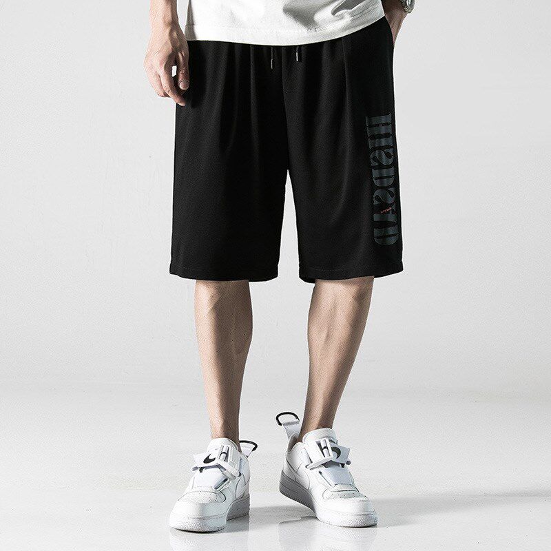 极速夏季胖子运动短裤男士加肥加大码H宽松五分裤肥佬中裤薄款大