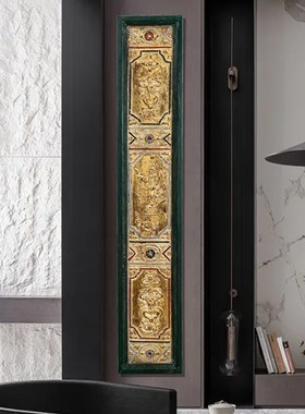 极速泰国手工金箔画佛像东南亚风格泰式SJPA酒店会所玄关墙面装饰