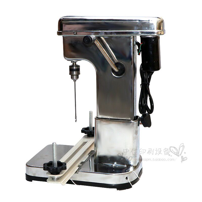 极速包邮168不锈钢装订机电动单头E打孔机财务装订机线装机凭证财