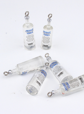 极速10pcs/epack  Water Bottle Charms Resin Earring Findings