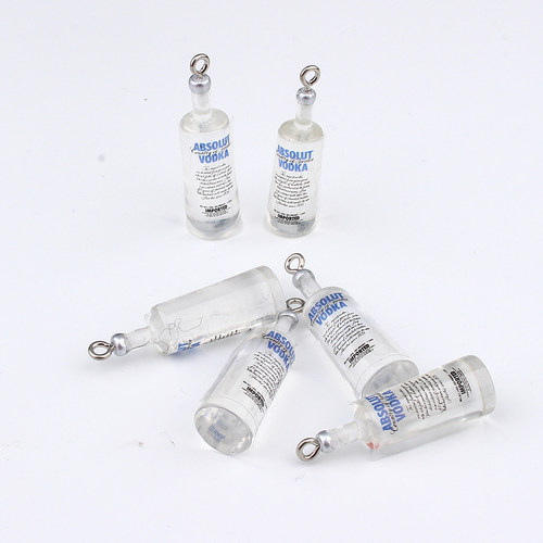 极速10pcs/epack  Water Bottle Charms Resin Earring Findings