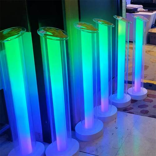 极速开幕庆典发光活动手印启动立柱灯光亚克力开业V手掌仪式道具