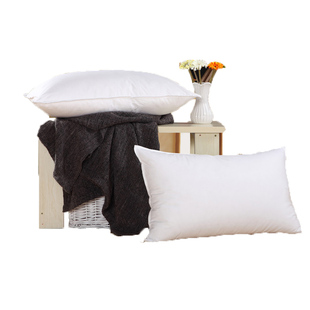 极速五星级酒店h枕芯全棉羽丝绒枕家用45*75cm 宾馆学生枕头芯单