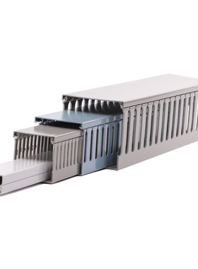 极速pvcc线槽配电柜理线槽家用网路线布线槽明装阻燃电缆走线槽塑