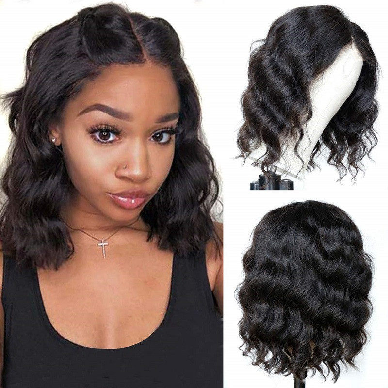 direct african fashion short curly wig female middle parted