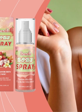 Strawberry Shortcake Body Fragrance Spray Long Lasting Fresh