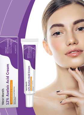 Azelaic acid care cream lightens acne, gently cares for faci