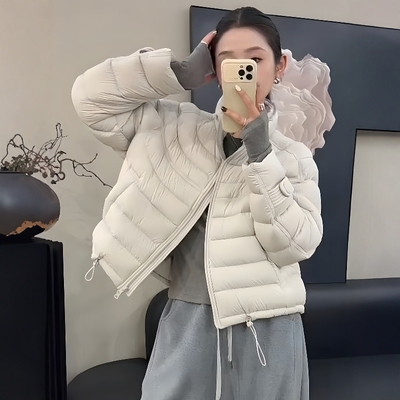 保暖轻薄短款排骨羽绒服