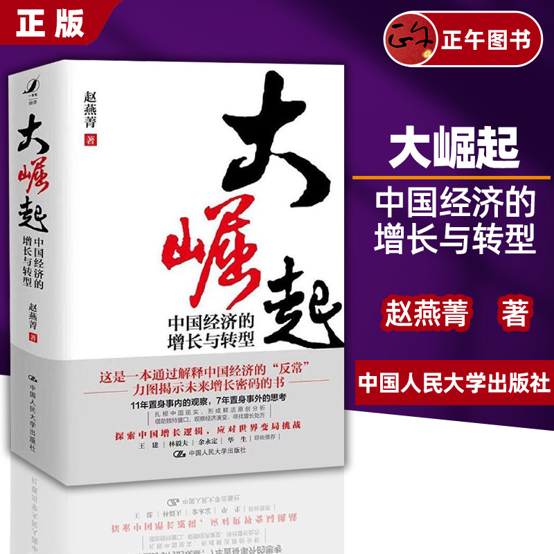 【正版】大崛起 中国经济的增长与转型 赵燕菁 城市规划置身事内土地财政中国政府与经济发展理论中国式现代化9787300309705 书籍/杂志/报纸 中国经济/中国经济史 原图主图