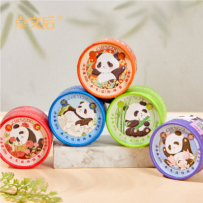 卓文后成都珍珠膏雪花膏熊猫茉莉桂花玉兰抹手抹脸补水保湿面霜