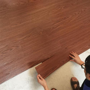 5平方 PVC地板贴纸自粘加厚耐磨防水塑胶地砖水泥地板革自贴地板