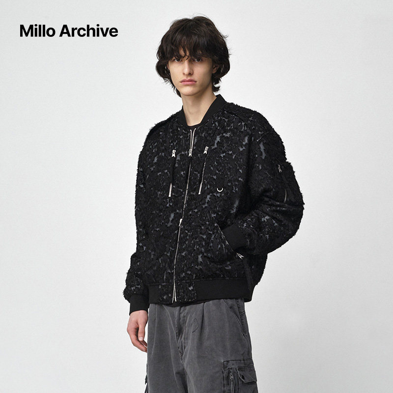 【丁程鑫/刘耀文同款】Millo Archive时尚男士拉链夹克衫外套