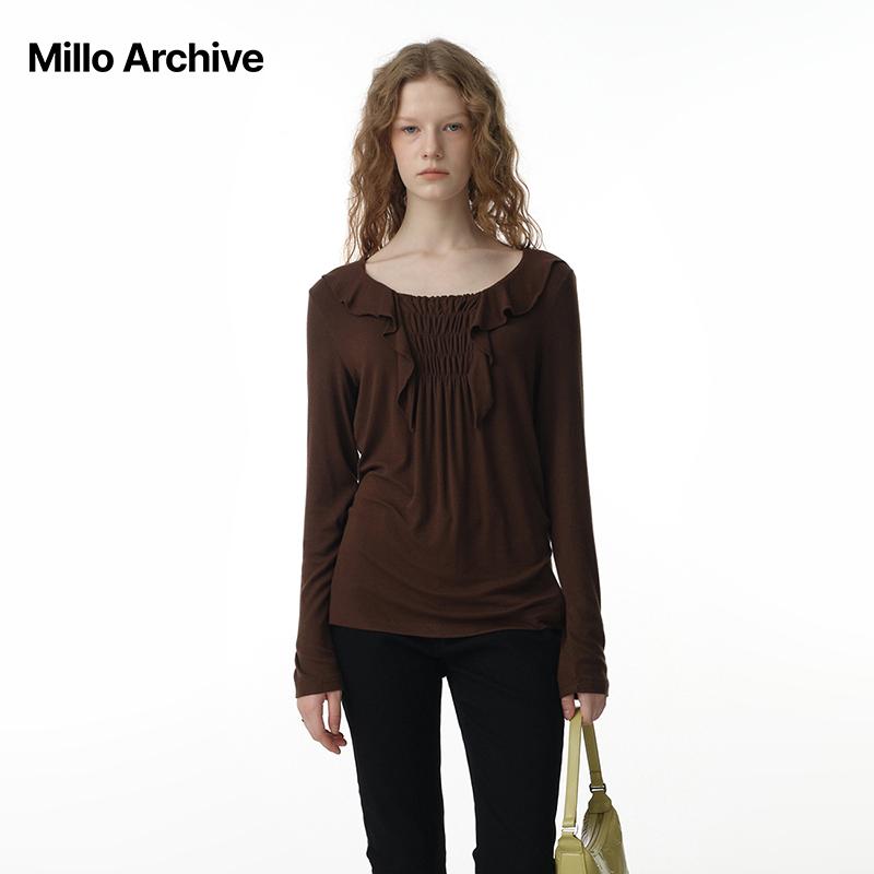 法式优雅长袖T恤MilloArchive