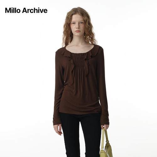 法式优雅长袖T恤MilloArchive