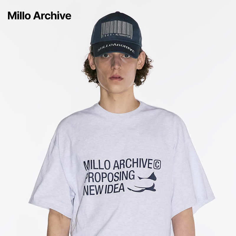 MilloArchive条形码图案棒球帽