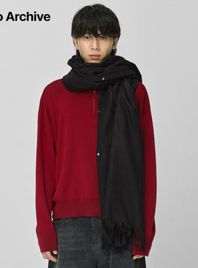 Millo Archive25秋冬简约流苏围巾冬季百搭保暖针织披肩高级感