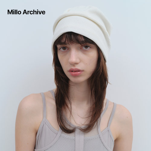 Millo Archive简约高级感复古休闲时尚冷帽街头个性百搭潮帽子
