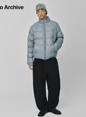 Millo Archive25秋冬立领短款羽绒服男修身轻薄保暖外套百搭