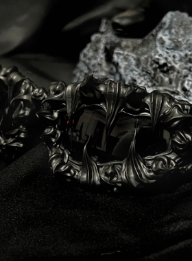 【现货】Pi0neeR前卫先锋墨镜个性街头重工滴胶墨镜【黑荆棘】