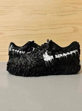 Pi0neeR 毒液恶搞原创潮流情侣小众设计感亚比重工A.F1滴胶休闲鞋