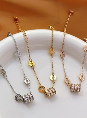 小蛮腰钛钢手链女手环18K金色不掉色欧美ins流行饰品手环网红爆款