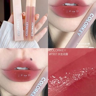 珂拉琪唇釉水雾唇露307colorkey口红p300女丝绒裸色不易掉色新品