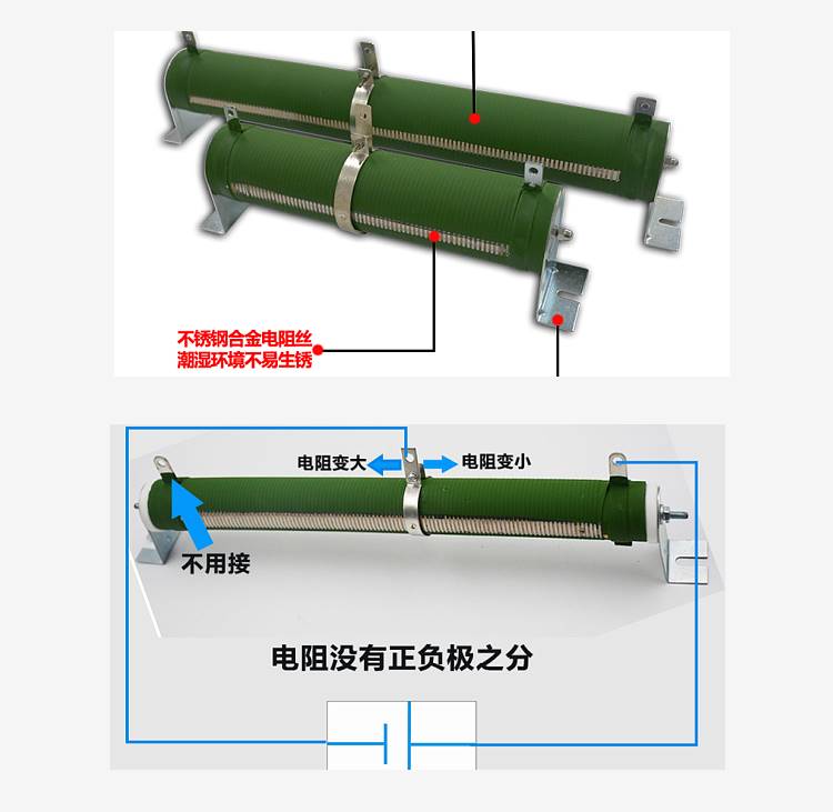 大功率线绕可调电阻滑线滑动变阻器 RX20T 1000W 2KW3KW5KW10KW-封面